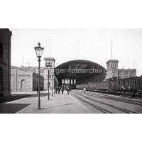 X000135 Alte Fotografie vom  Hannoverschen Bahnhof | Lohseplatz - Lohsepark, Gedenkstätte Hamburger Hafencity.